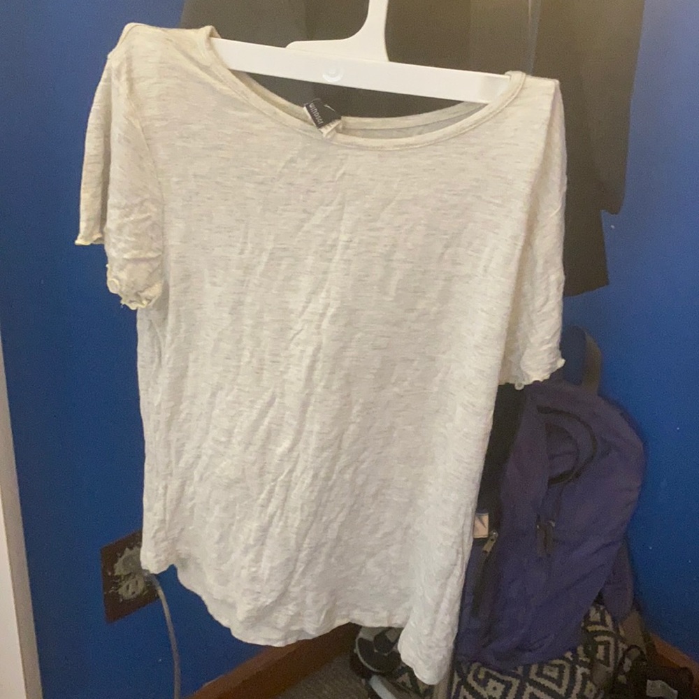 Soft white tee